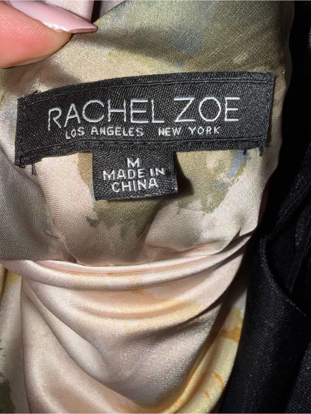 🌸 Rachel Zoe Watercolor Floral Maxi Dress -Medium - Picture 3 of 4